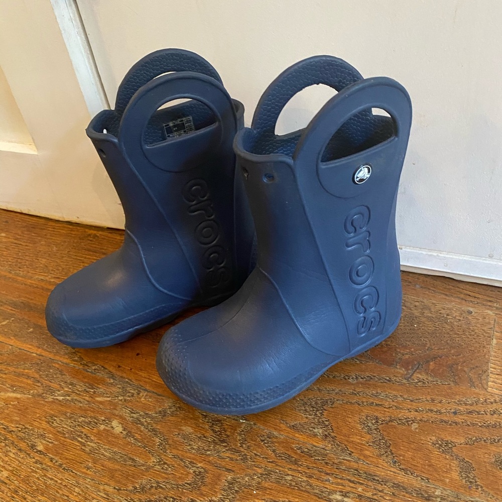 crocs toddler rain boots